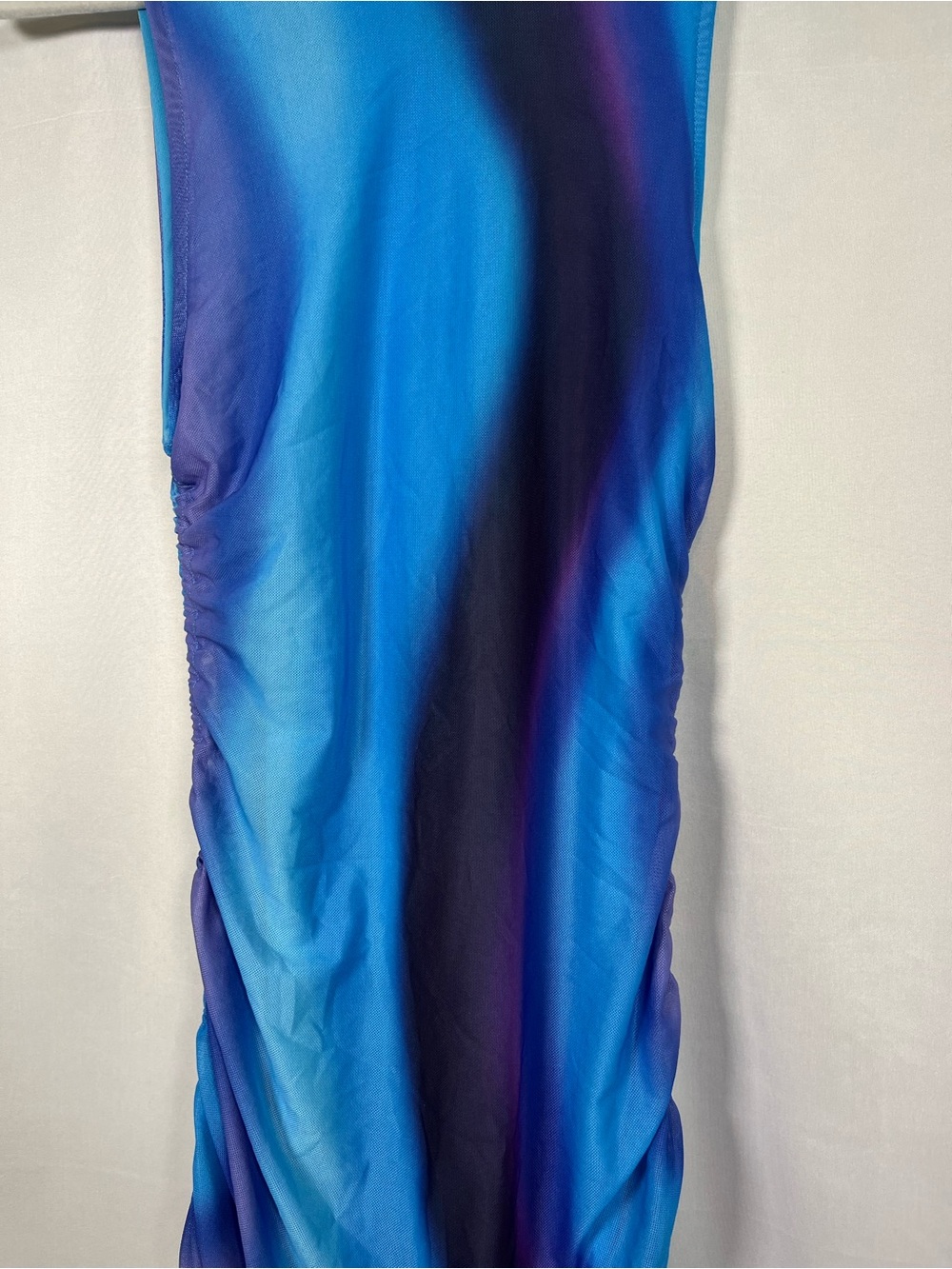 Motel Rocks Blue Ombre Ruched Mini Dress - Picture 4 of 9